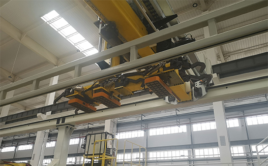 電永磁夾具_桁架機器人磁力搬運