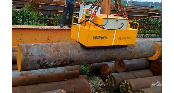 HT圓鋼磁力吊具_單根、單排或成捆鋼管吊具